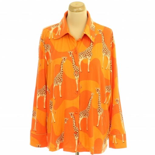 Chelsea Peers zsiráfos narancssárga pizsama felső