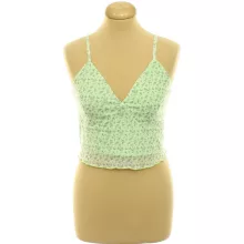 Primark virágmintás zöld top