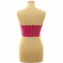 Missguided pink corset top