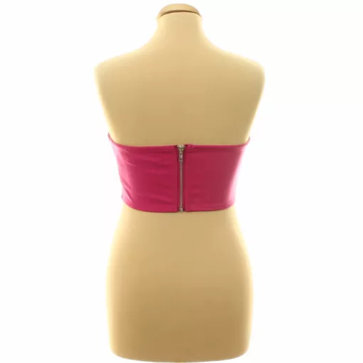 Missguided pink corset top