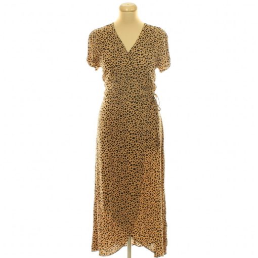 Warehouse leopárdmintás barna ruha