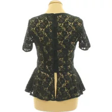 Warehouse fekete csipke felső