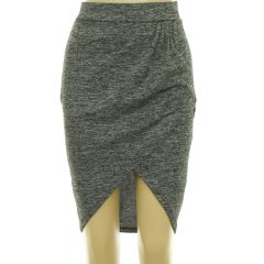 Amisu melírozott szürke kötött szoknya