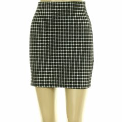 New Look kockás fekete szoknya