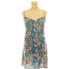 Primark virágmintás kék overál