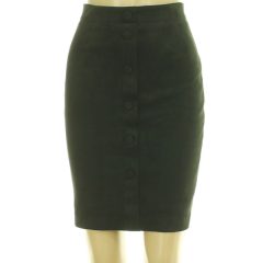 H&M fekete művelúr szoknya