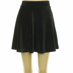 Only fekete tükörbársony szoknya