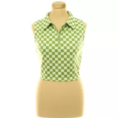 Primark zöld kockás top