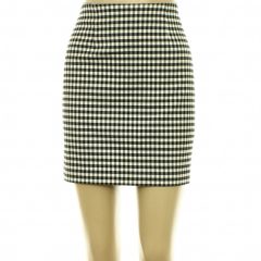 New Look fekete-fehér kockás szoknya