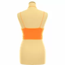Shein narancssárga corset top