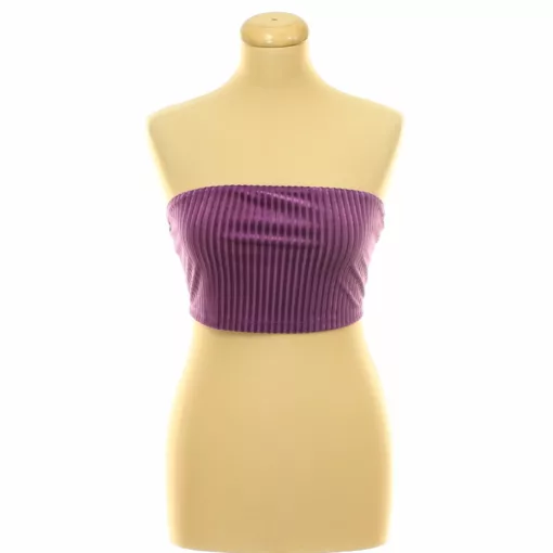 Shein csíkos lila top