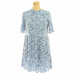 Primark virágmintás kék ruha