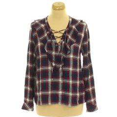 Stradivarius kockás blúz
