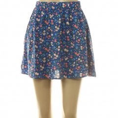 Hollister virágmintás kék szoknya