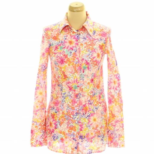 H&M színes virágmintás gyűrt ing