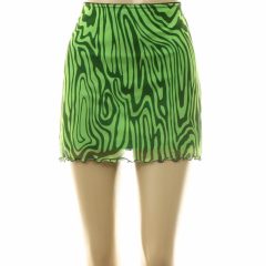 Urban Outfitters mintás zöld necc szoknya