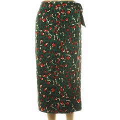 Quiz átlapolt szatén szoknya