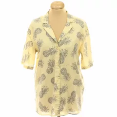 H&M mintás sárga len ing