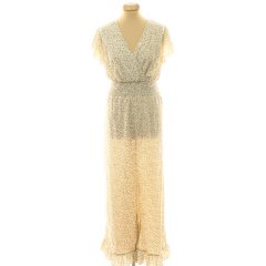 Shein virágmintás barna overál