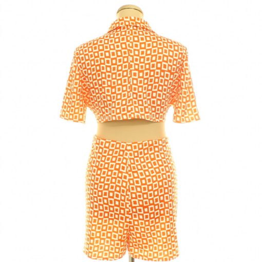 Asos mintás narancssárga overál