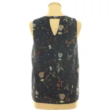 Vero Moda virágmintás kék blúz