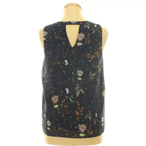Vero Moda virágmintás kék blúz
