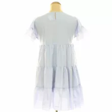 Boohoo hímzett mintás lila ruha