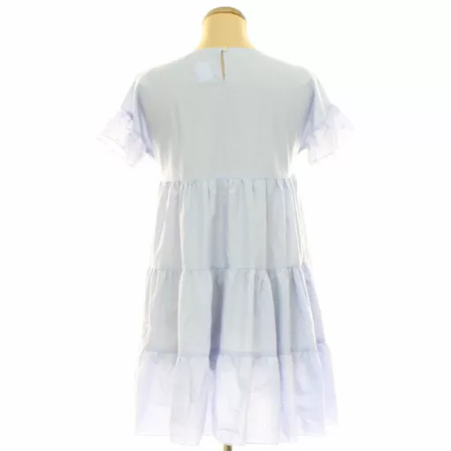 Boohoo hímzett mintás lila ruha