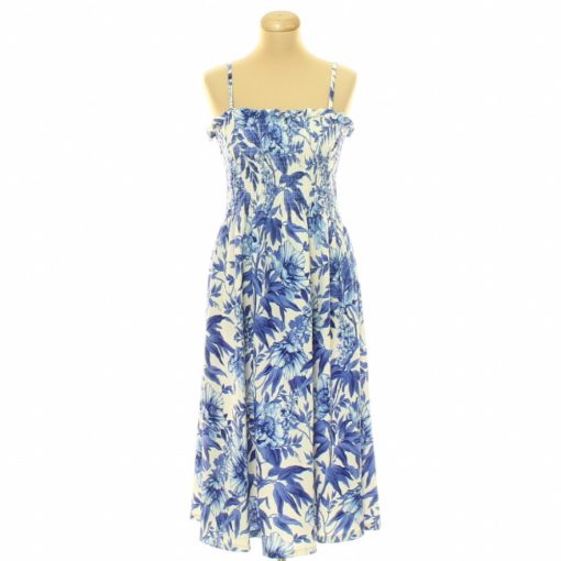 H&M kék virágmintás ruha