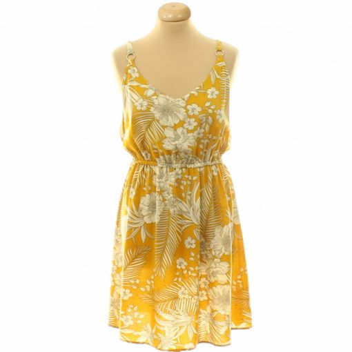 Orsay virágmintás sárga ruha