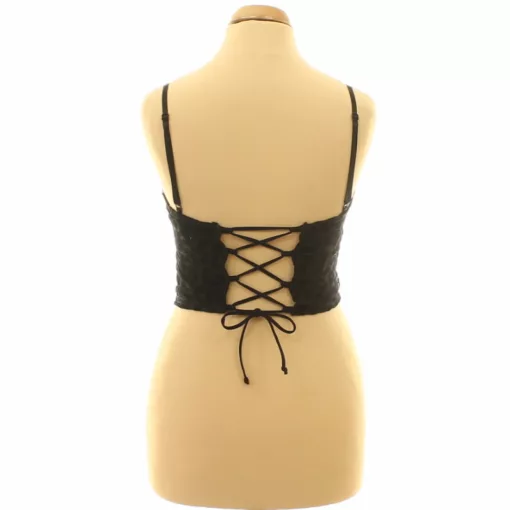 Pink Vanilla leopárdmintás corset top