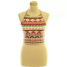 Shein színes mintás top