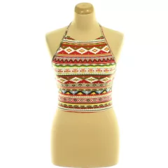 Shein színes mintás top