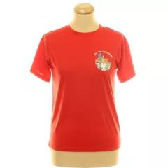 Shein mintás piros póló