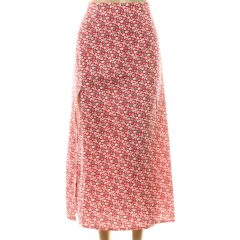 Shein virágmintás piros szoknya