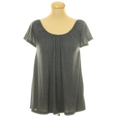 Gina mintás fekete felső