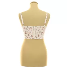 Bershka virágmintás corset top