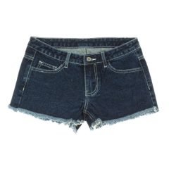 Sötétkék farmer short