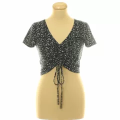 Shein ráncolt mintás top