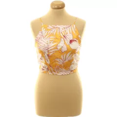 Glamorous mintás szatén  top