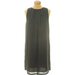 H&M mintás fekete ruha