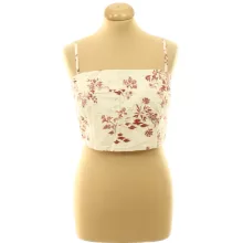 New Look mintás len top
