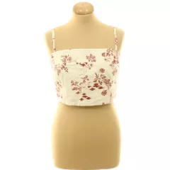 New Look mintás len top