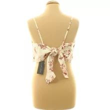 New Look mintás len top
