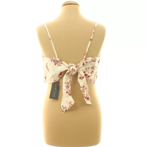 New Look mintás len top