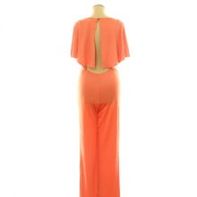 Korall színű elasztikus overál