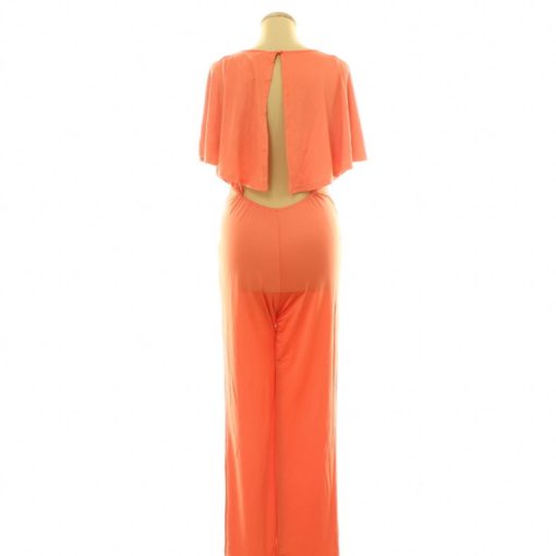 Korall színű elasztikus overál