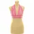 Shein csíkos pink top