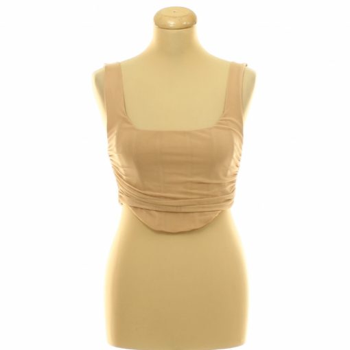 Zara barna corset top