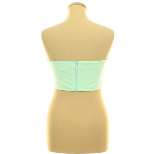 Boohoo mentazöld corset top